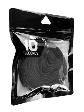 10 Seconds ® Athletic Hockey / Skate / Lacrosse Lace | Black