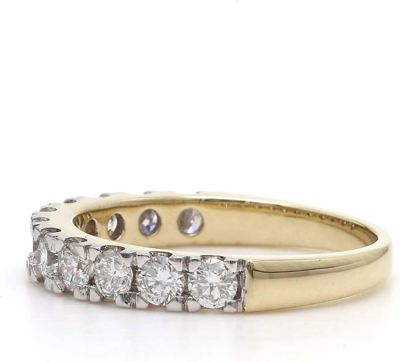 14k Yellow Gold Lab-Grown Diamond Wedding Band Ring