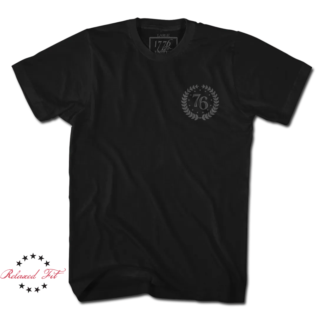 76 Crest Basic Tee - Blacked Out (LIMITED) - Women's Relaxed Fit