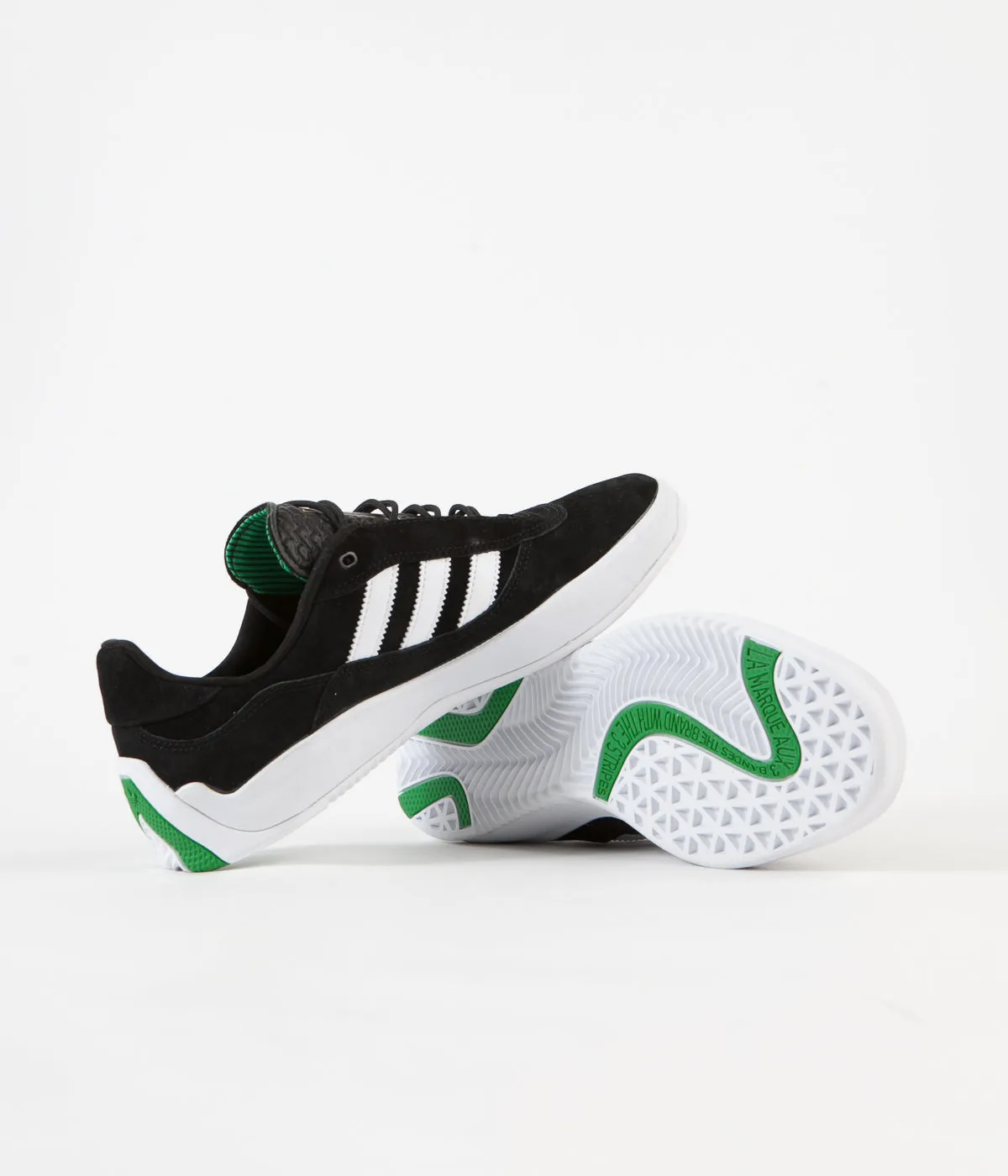 Adidas Puig Shoes - Core Black / White / Vivid Green