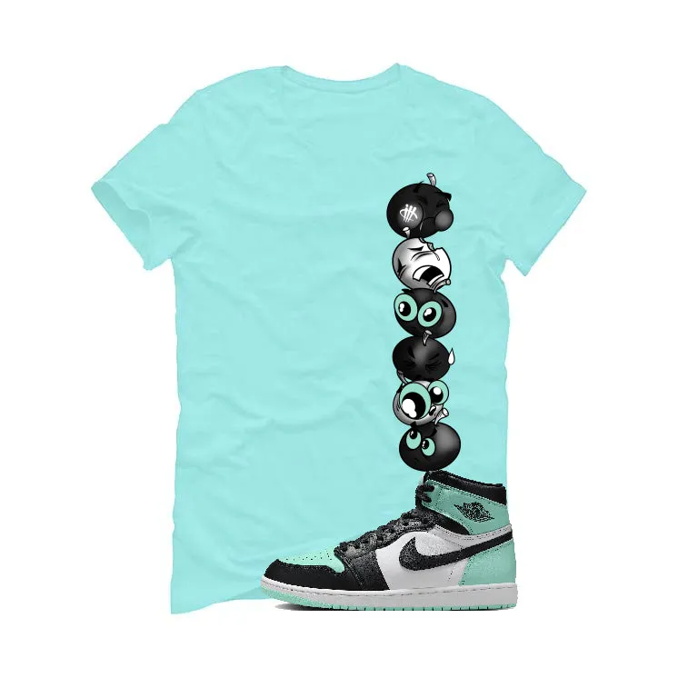 Air Jordan 1 High OG “Green Glow” | illcurrency Mint Green T-Shirt (Cherry Stack)