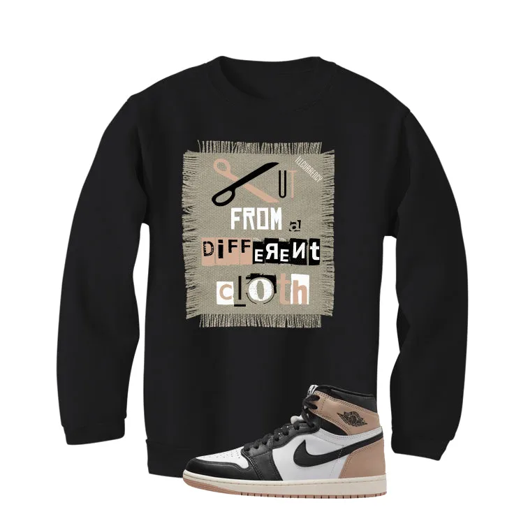 Air Jordan 1 High OG Latte Black T-Shirt (Cut from a different cloth)| illcurrency