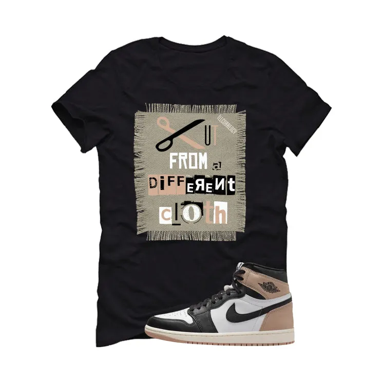 Air Jordan 1 High OG Latte Black T-Shirt (Cut from a different cloth)| illcurrency