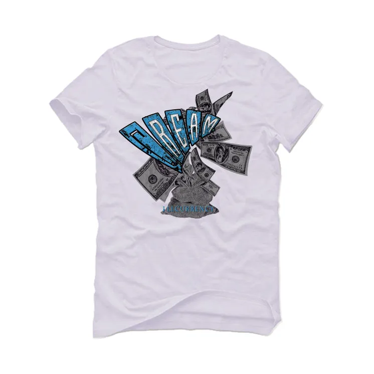 AIR JORDAN 1 HIGH OG “UNIVERSITY BLUE”| ILLCURRENCY White T-Shirt (C.R.E.A.M.)