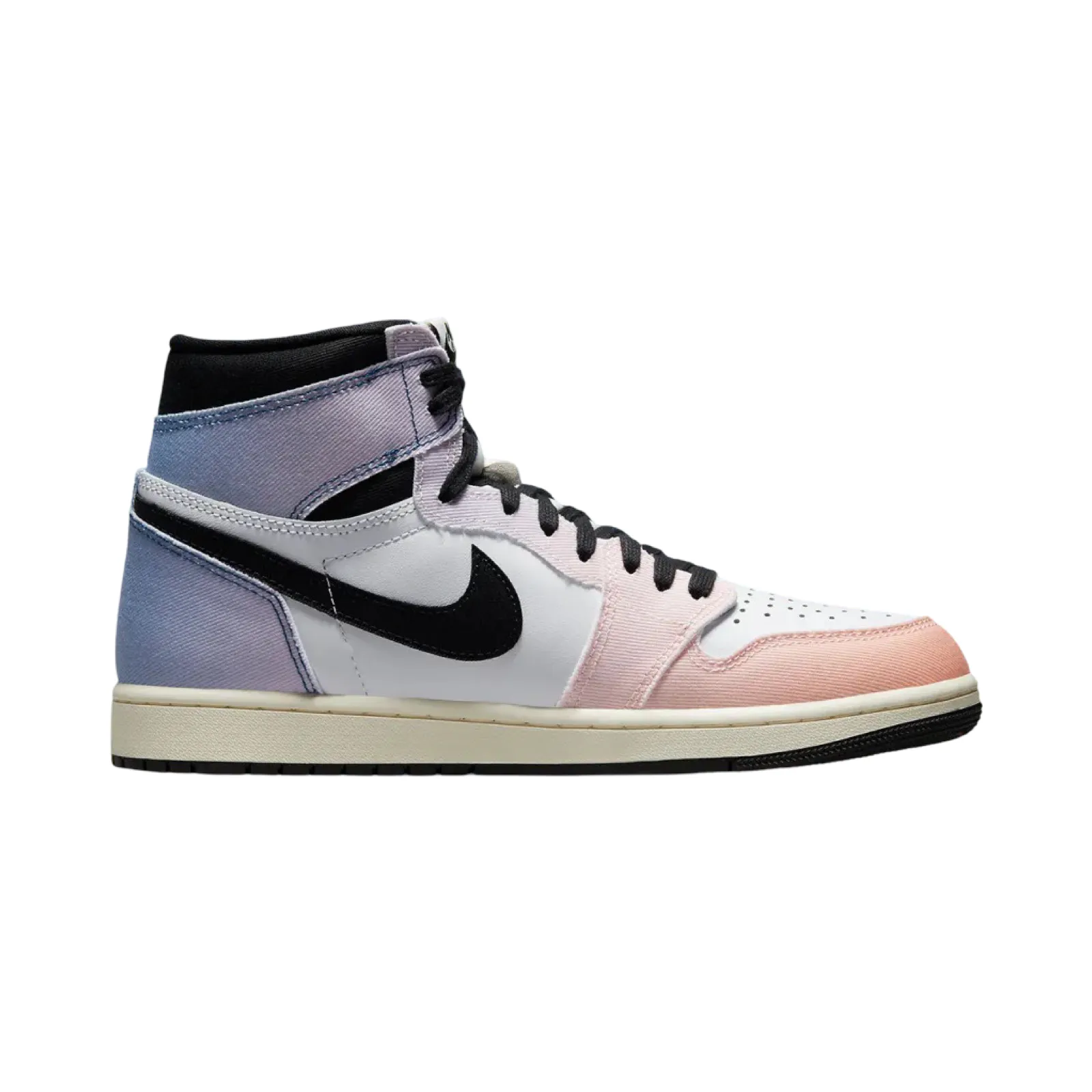 Air Jordan 1 High Skyline Vivid Orange Black Iced Lilac True Blue Sail