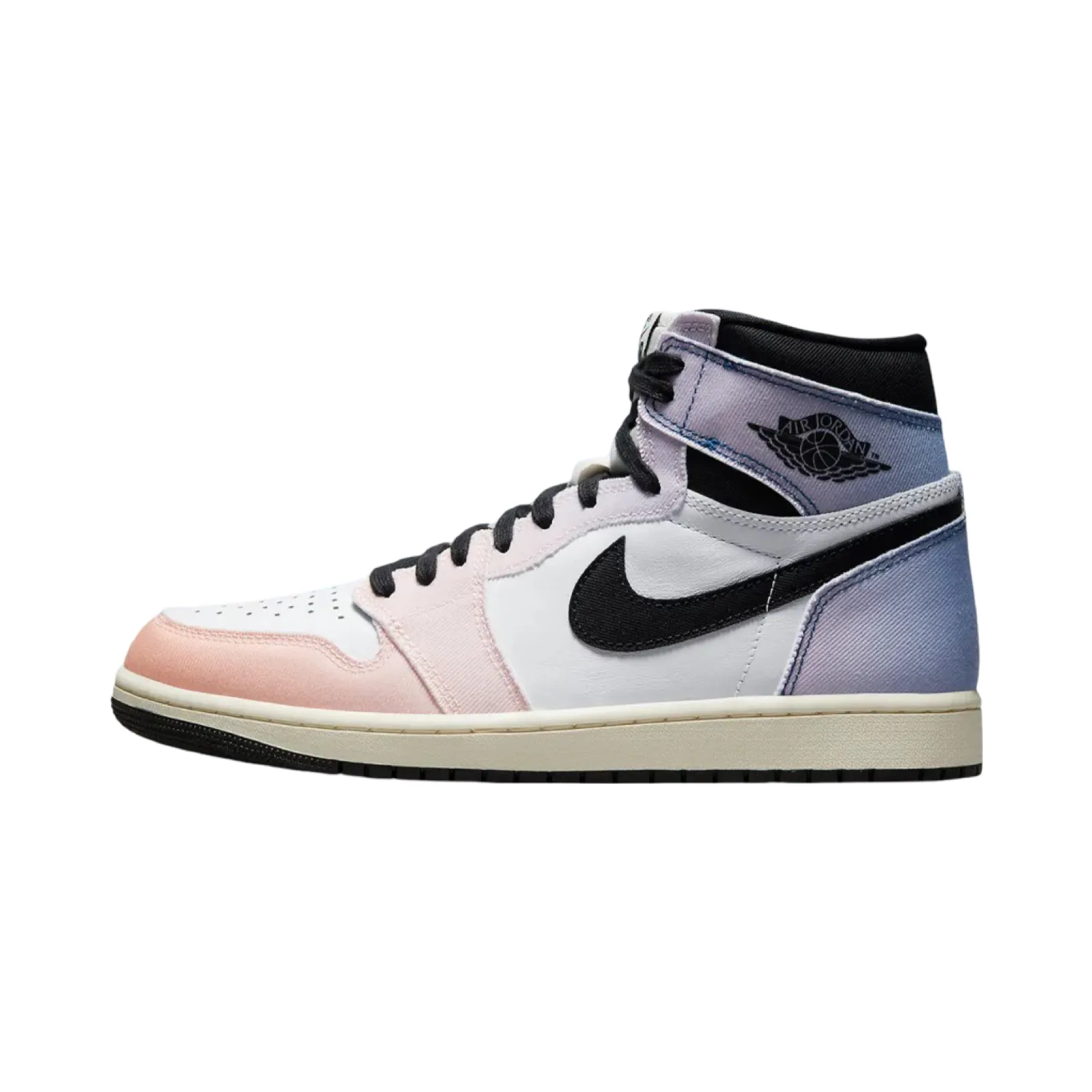 Air Jordan 1 High Skyline Vivid Orange Black Iced Lilac True Blue Sail