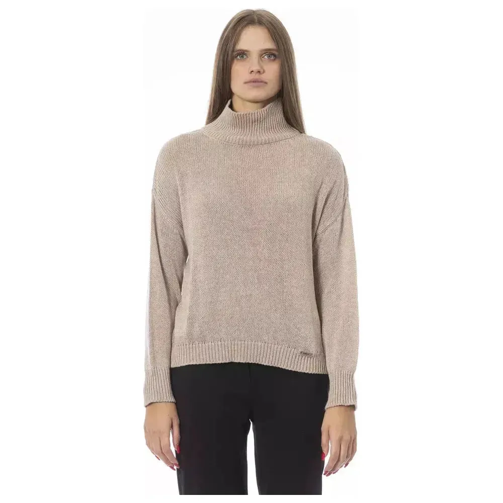 Baldinini Trend Beige Wool Women Sweater