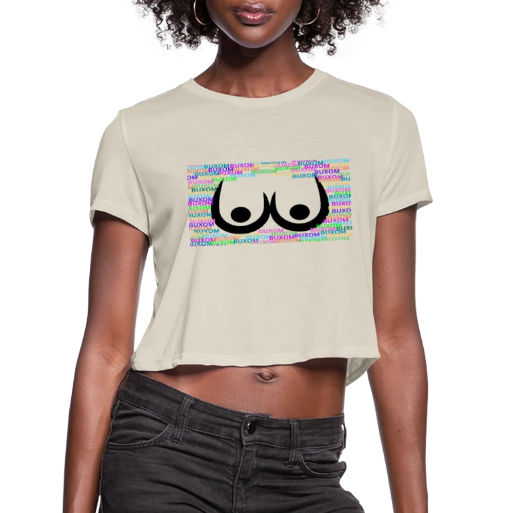 Buxom Women's Cropped T-Shirt - Ships from The US