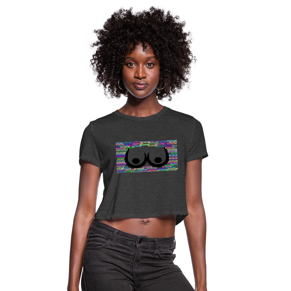 Buxom Women's Cropped T-Shirt - Ships from The US