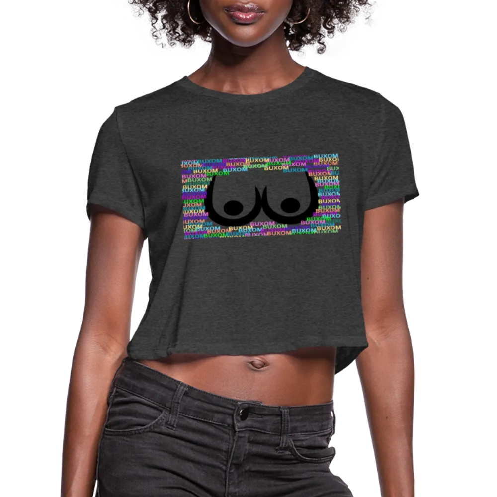 Buxom Women's Cropped T-Shirt - Ships from The US