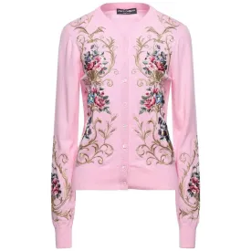 Dolce & Gabbana Pink Cashmere Sweater