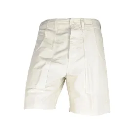 Don The Fuller White Cotton Men's Bermuda Short