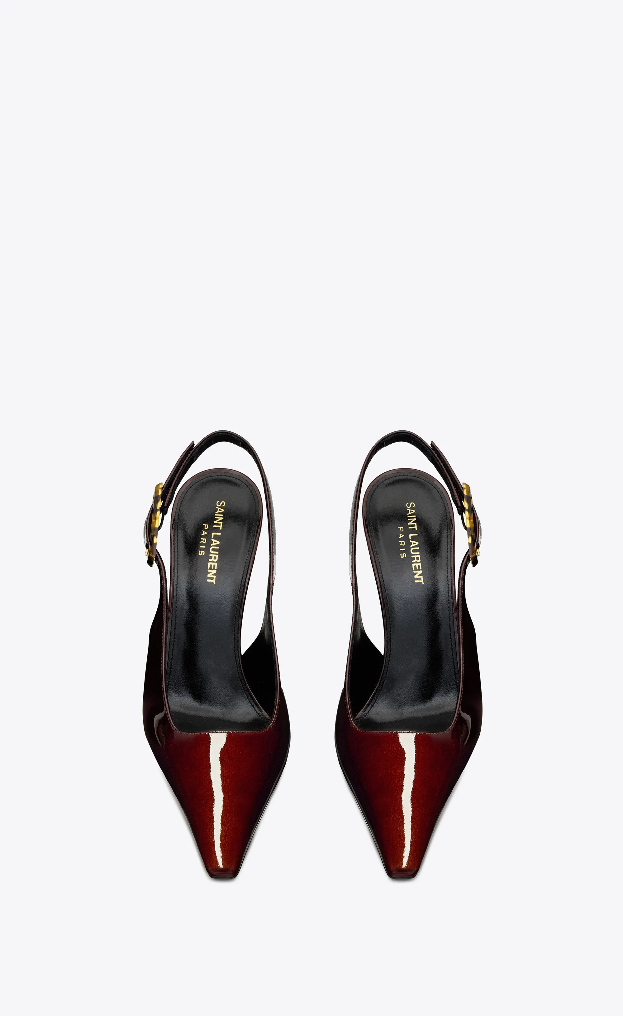 Dune Slingback Pumps In Patent Leather