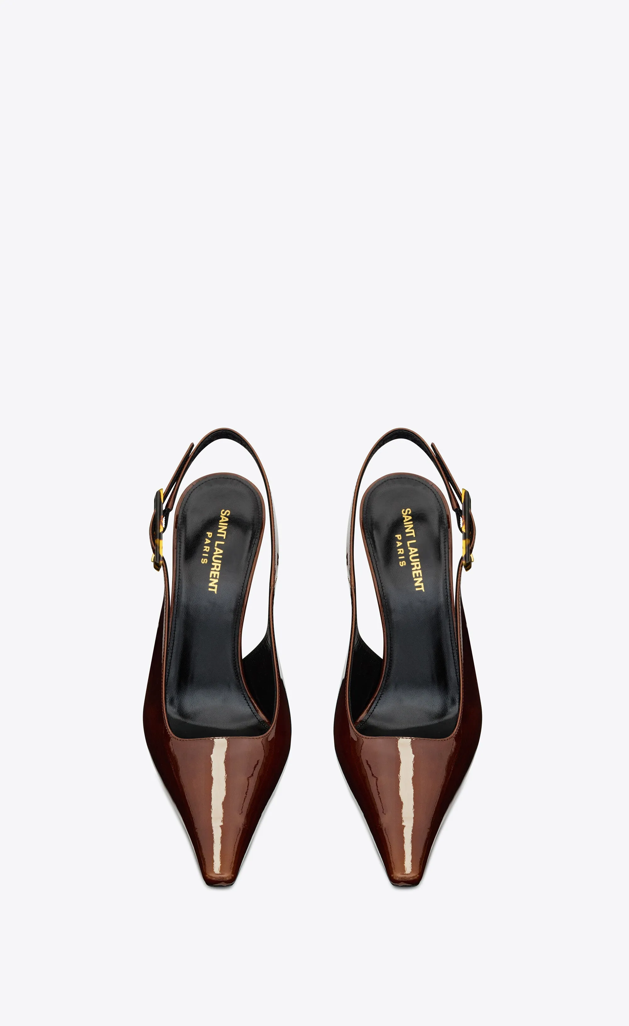 Dune Slingback Pumps In Patent Leather