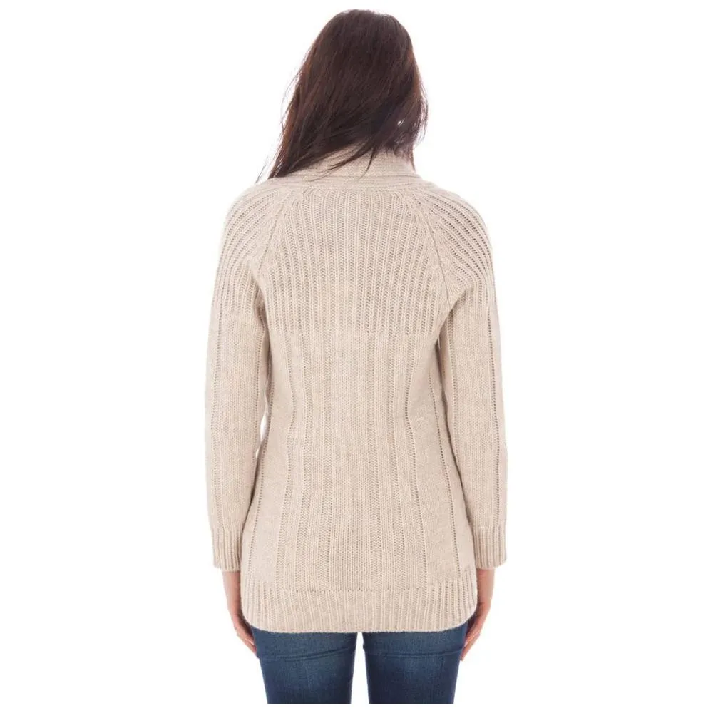 Fred Perry Beige Wool Sweater