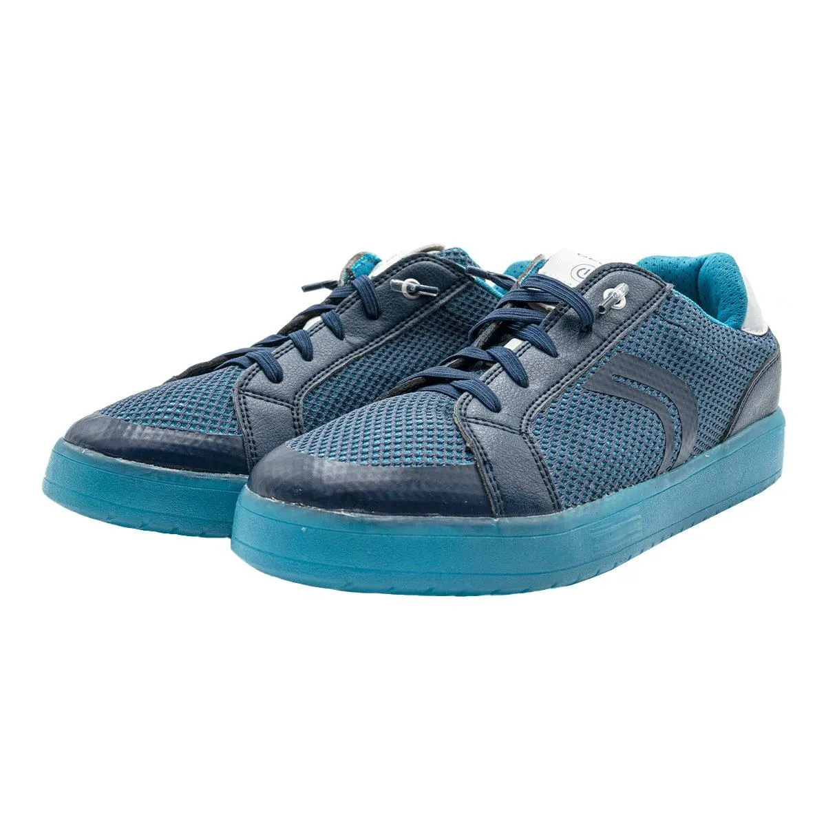 Geox J. Kommodor Low-Top Sneakers Fabric Blue Colour For Men