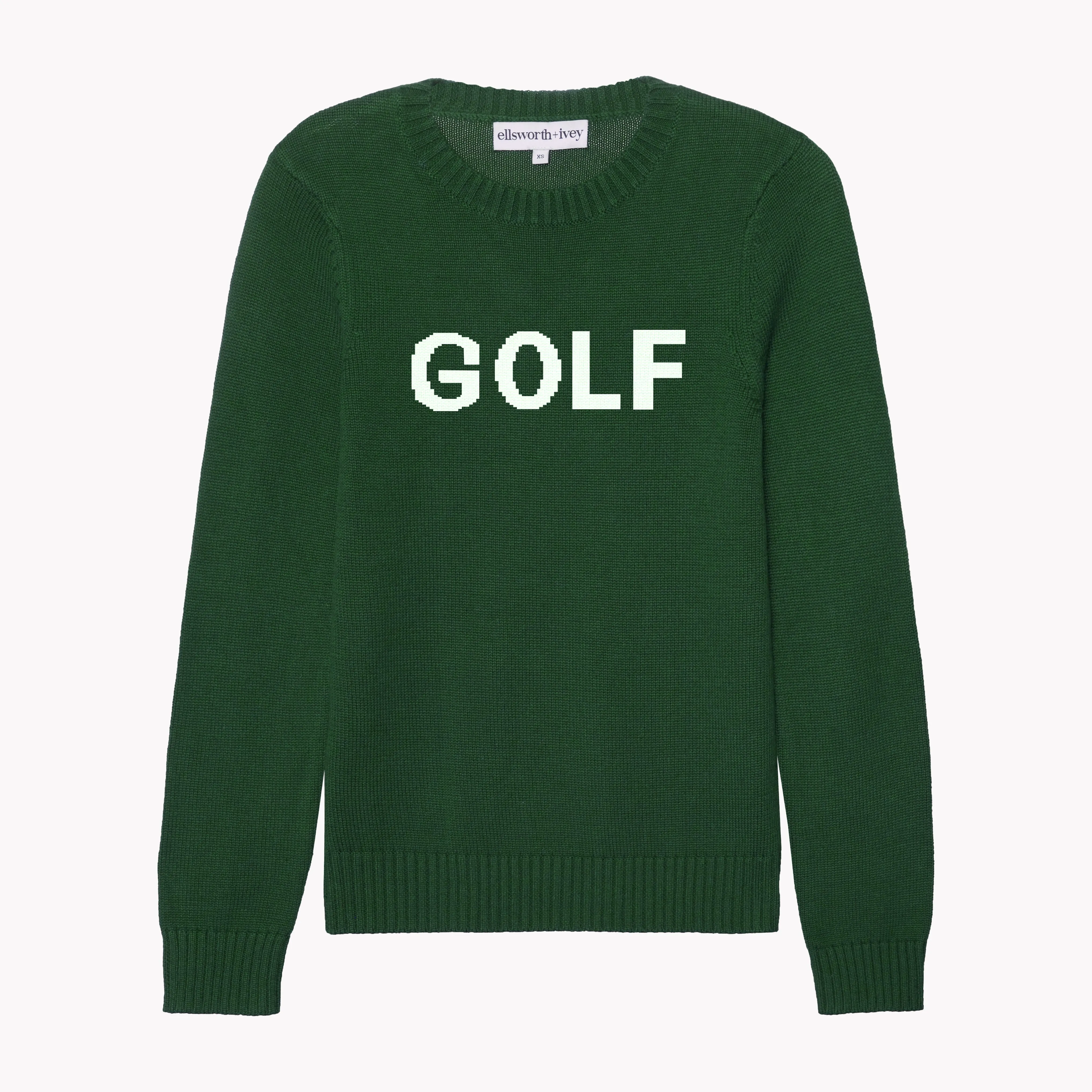 Golf Classic Crewneck Sweater - Green