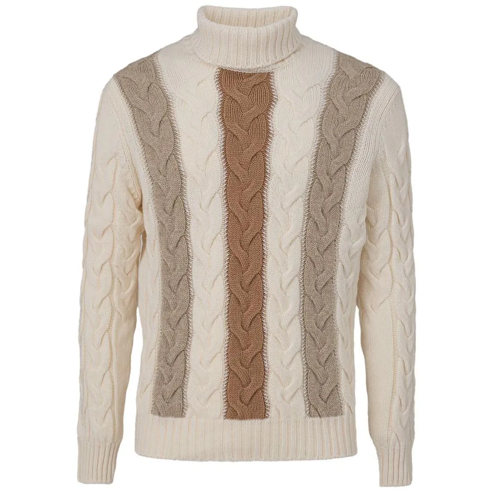 Gran Sasso Bicolor Wool Sweater