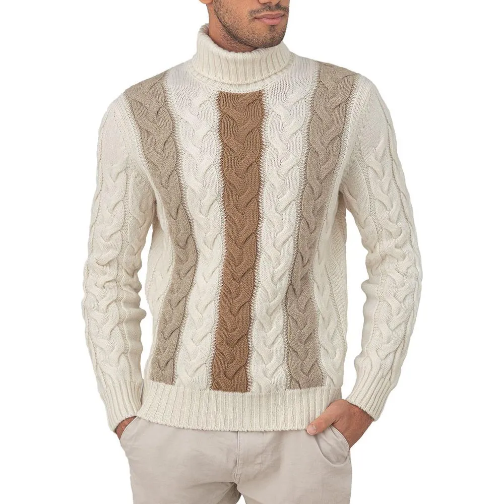 Gran Sasso Bicolor Wool Sweater