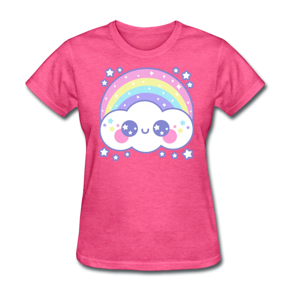 Happy Rainbow Cloud Women's T-Shirt