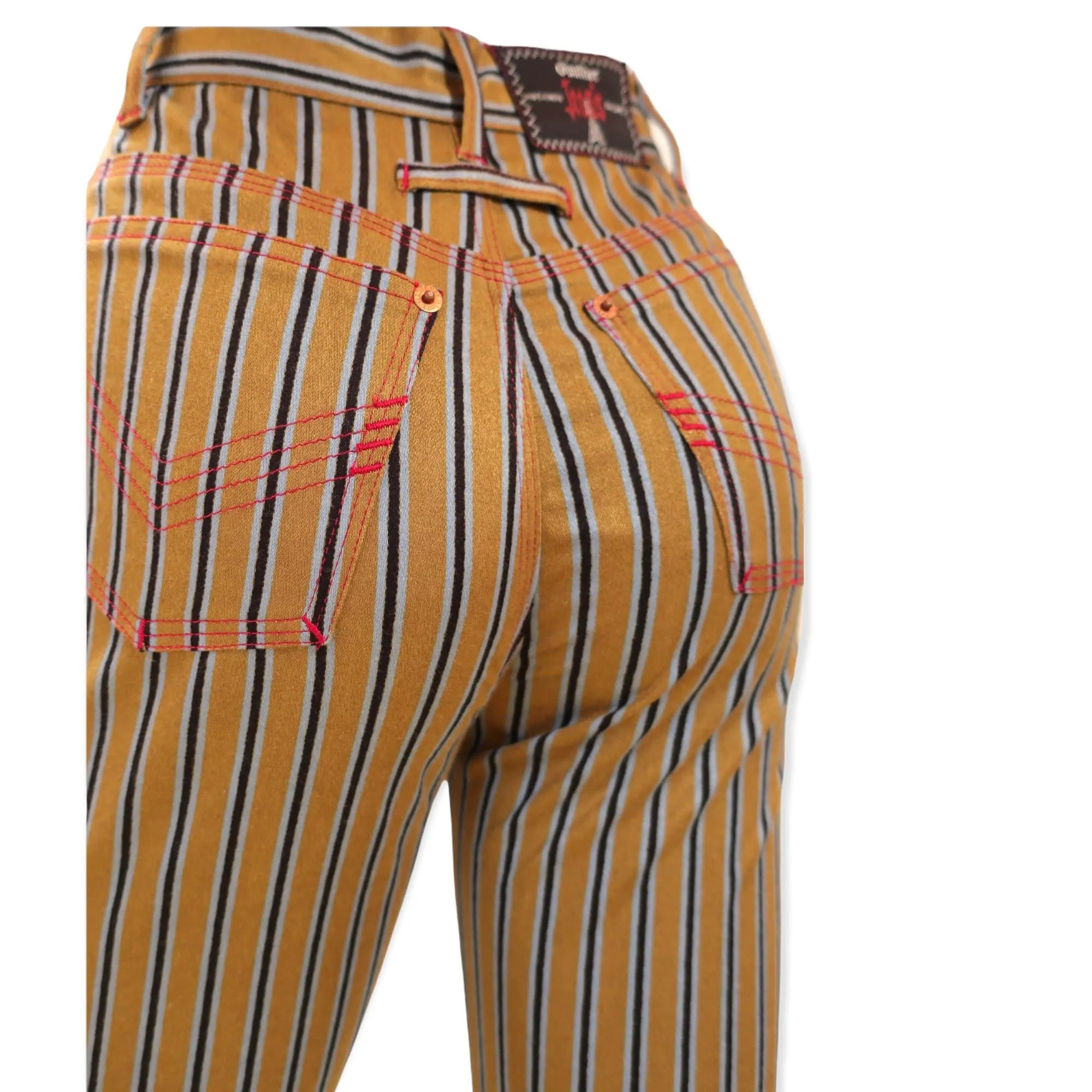 Jean Paul Gaultier Striped Jeans