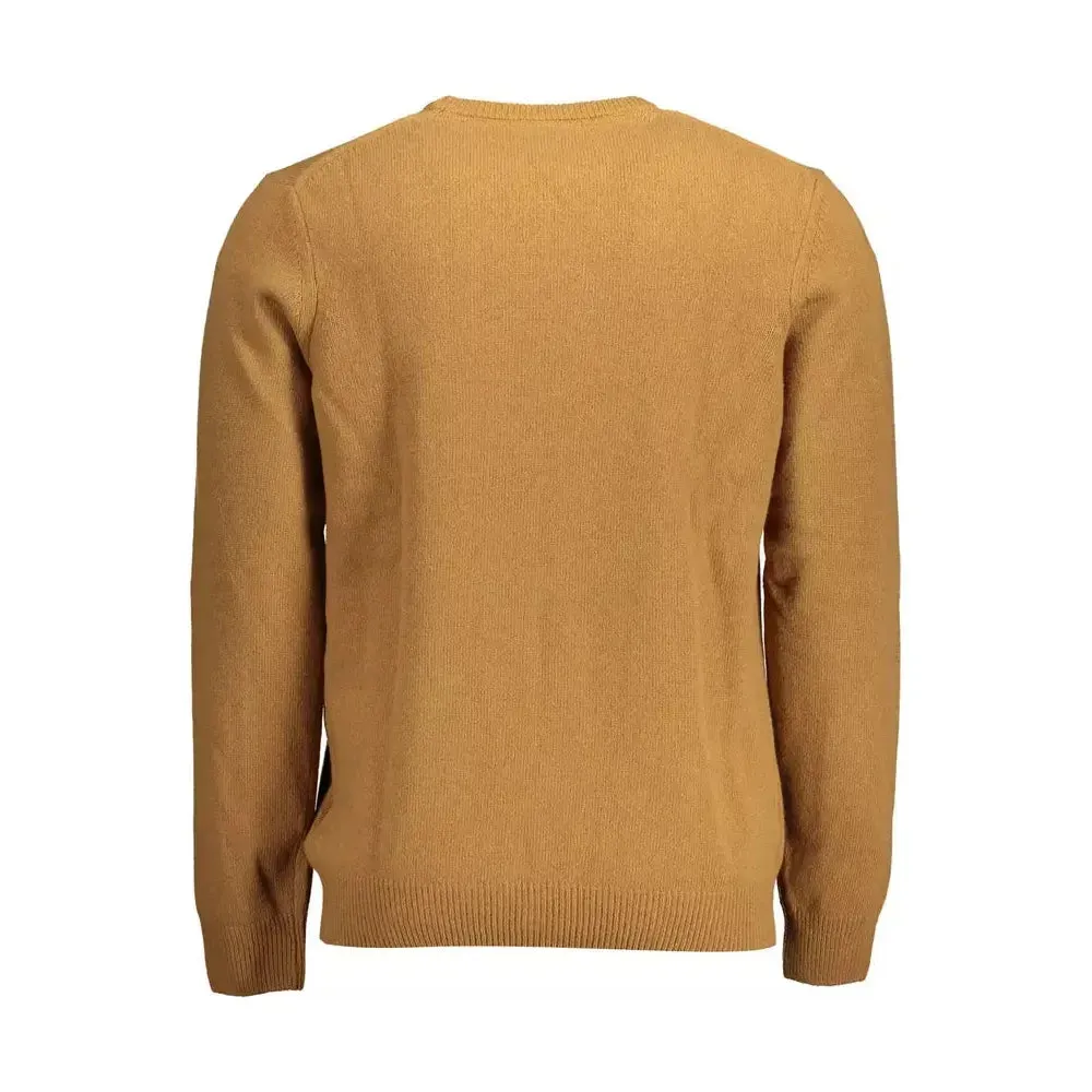 Lyle & Scott Brown Wool Men Sweater