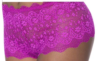 Magic Silk Berrylicious Split Crotch Lace Boyshort Raspberry