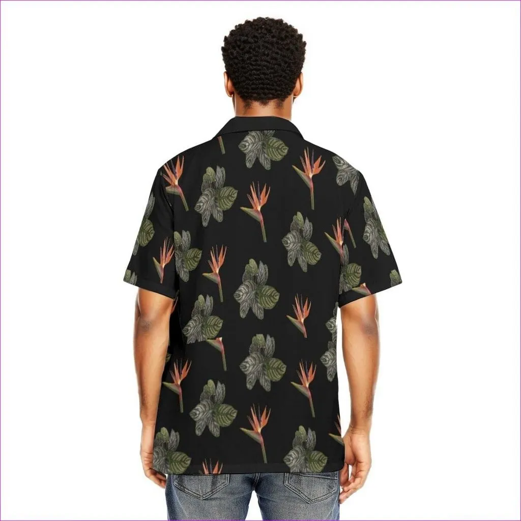 Paradise Men's Hawaiian Shirt With Button Closure