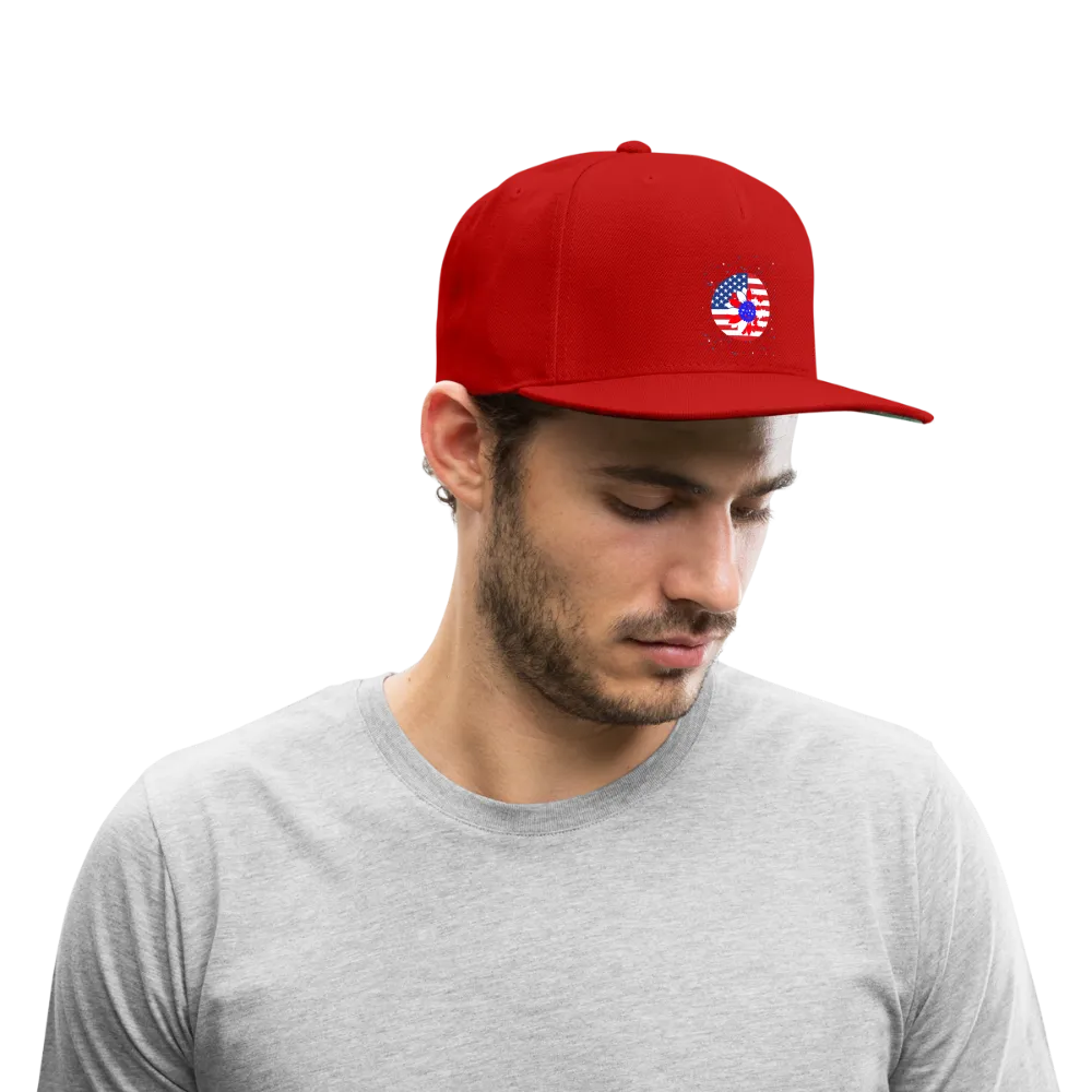 Petal Flag Snapback Baseball Cap - Ships from The US