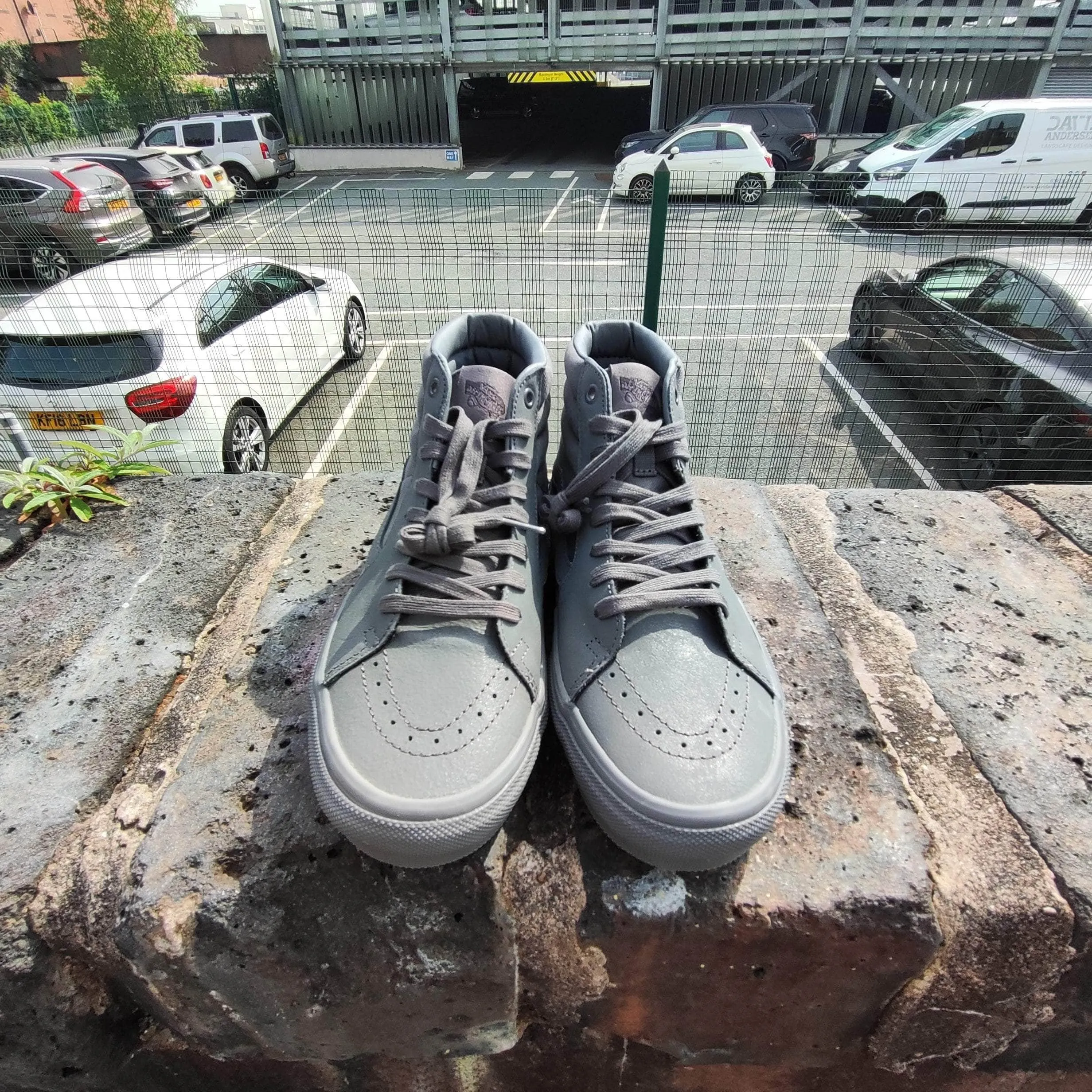 Vans Skate Sk8-Hi Shoes Mono Pewter