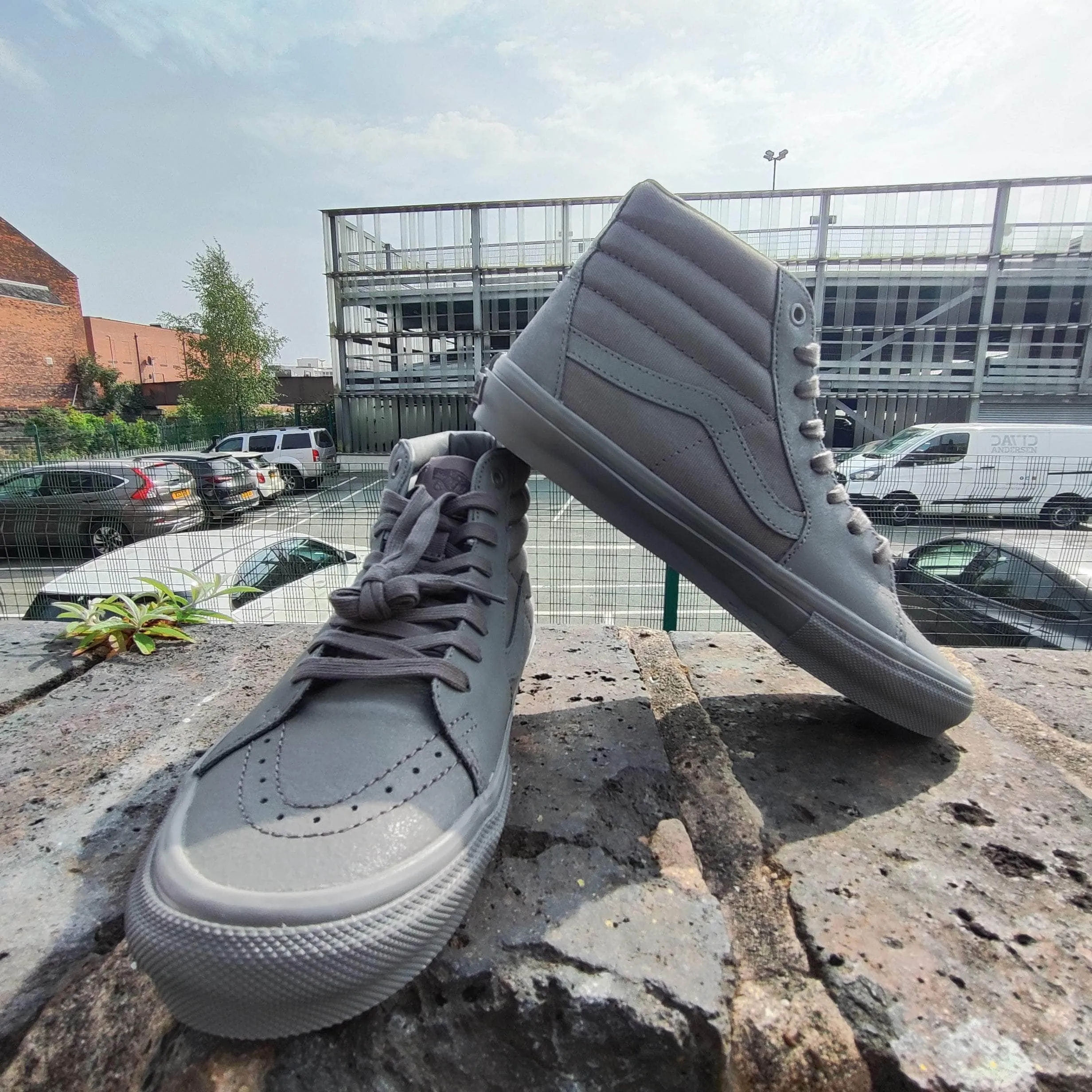 Vans Skate Sk8-Hi Shoes Mono Pewter